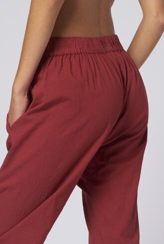 Xirena Draper Pant Brick Red