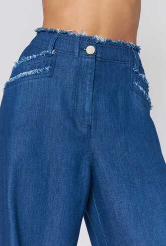 Raquel Allegra Lynn Pant Washed Indigo