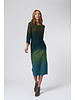 Raquel Allegra Heather Dress Hunter/Teal