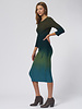 Raquel Allegra Heather Dress Hunter/Teal