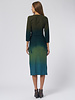 Raquel Allegra Heather Dress Hunter/Teal