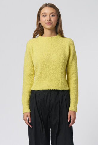 Apiece Apart Liisa Textured Sweater Citron