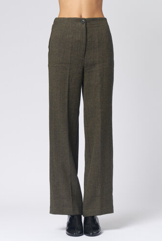 Pomandere Wool Pants Forest