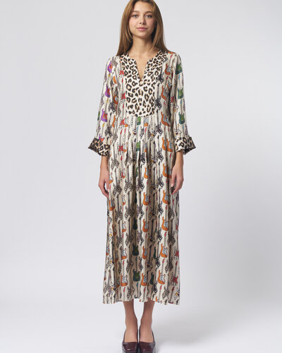 ワンピース herlipto Marbella Panel Printed Dress herlipto Marbella Panel Printed Dress