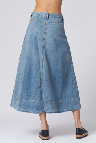 The Great The Field Skirt Misty Washed
