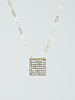 Dana Kellin Fine Square Pave Diamond Gold Necklace