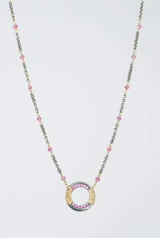 Dana Kellin Fine Pink Sapphire Necklace