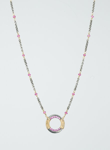 Dana Kellin Fine Pink Sapphire Necklace