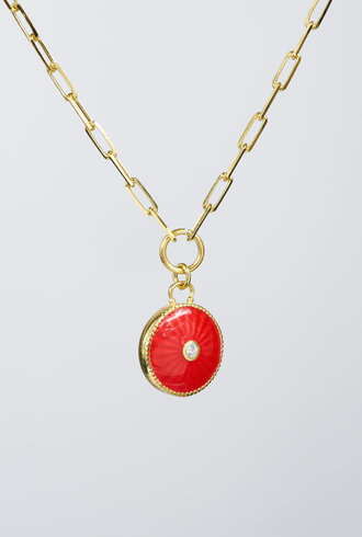 JULIETTE La Reine Enamel Necklace