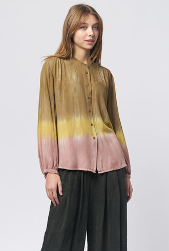 Raquel Allegra Vanessa Blouse Honey Multi