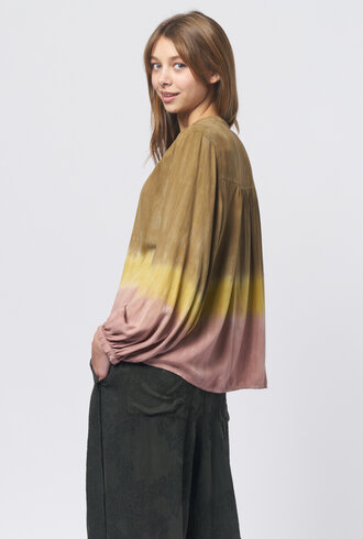 Raquel Allegra Vanessa Blouse Honey Multi