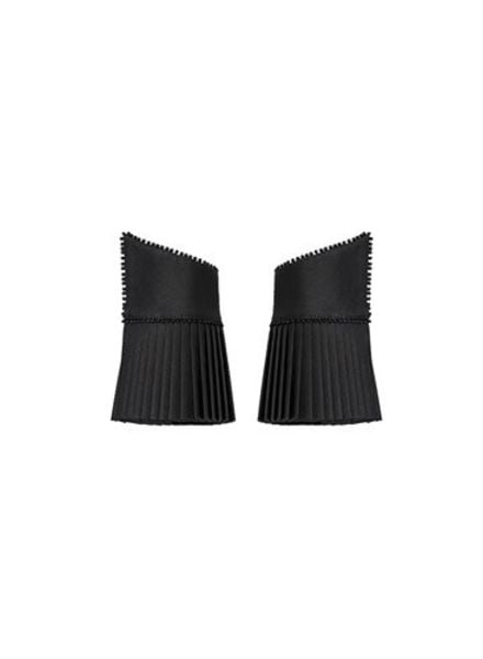 Catherine Osti Veronique Pleated Cuffs Black