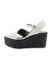 Coclico Rues Colorblock Wedge Castoro White