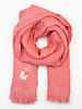 Destin Linen Square Scarf Orange