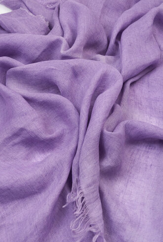 Destin Linen Square Scarf Violet