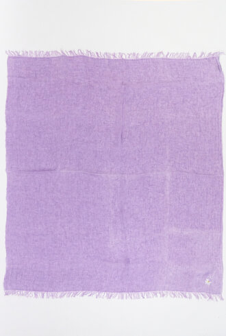 Destin Linen Square Scarf Violet