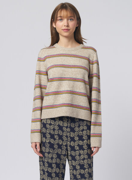 The Great The Shrunken Pullover Waterfront Stripe