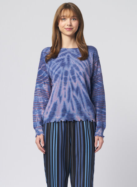 Raquel Allegra Kenya Pullover Blue