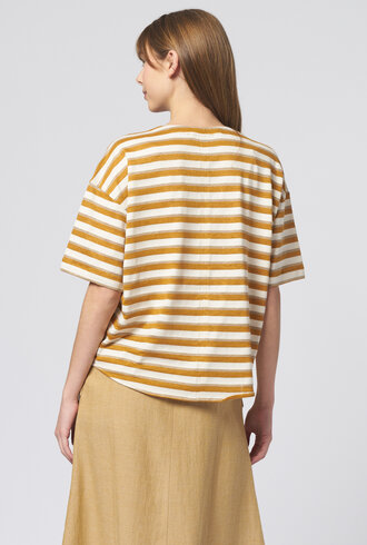Pomandere T-Shirt Stripe Amber