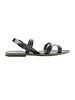 Local Kaja Leather Sandals Grey