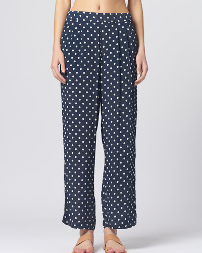 DTQ002P Supreme Polka Dot Pants S　海パン trovata-leigh-pant-navy-polka-