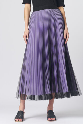 Loyd/Ford Lavender Mesh Skirt Lavender/Black