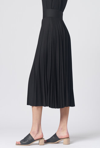 Loyd/Ford Jersey Midi Skirt Black