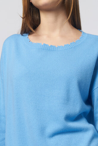 Kujten Mela Pullover Blue Mer