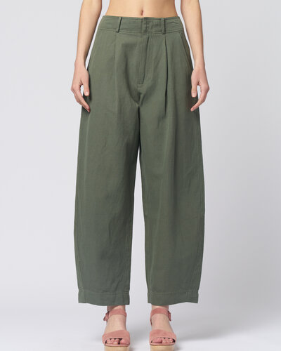 Bari Crop Trouser Thyme - Alhambra | Women's Clothing Boutique