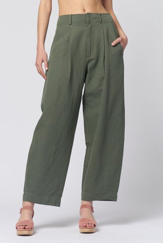 Apiece Apart Bari Crop Trouser Thyme