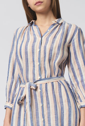 Trovata  Joni Dress Azul Stripe