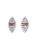 Dana Kellin Fine Pave Diamond Wing Shaped Post Earrings