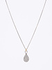 Dana Kellin Fine Diamond Tear Drop Pendant Necklace