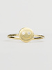 Victoria Cunningham Smiley Face Ring with Diamonds