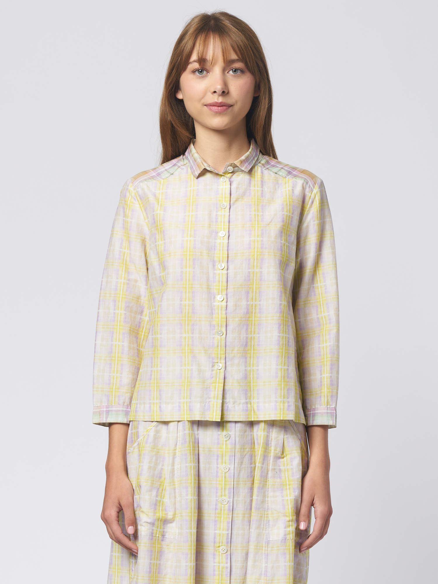 Rodeo Blouse Sun Plaid - Alhambra | Women's Clothing