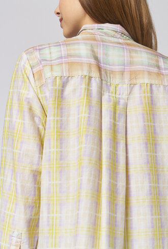 Raquel Allegra Rodeo Blouse Sun Plaid