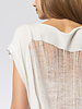 Raquel Allegra Homage Shred Tee Dirty White