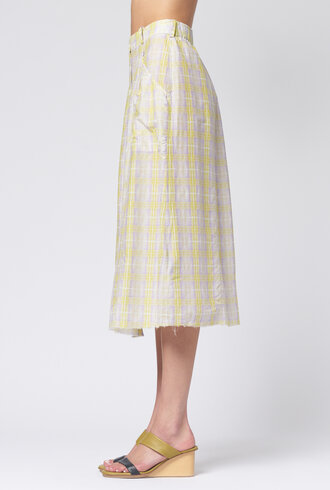 Raquel Allegra Franklin Skirt Sun Plaid