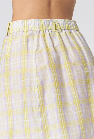 Raquel Allegra Franklin Skirt Sun Plaid