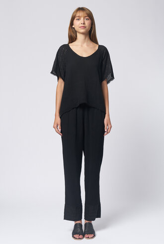 Raquel Allegra Doheny Top Black