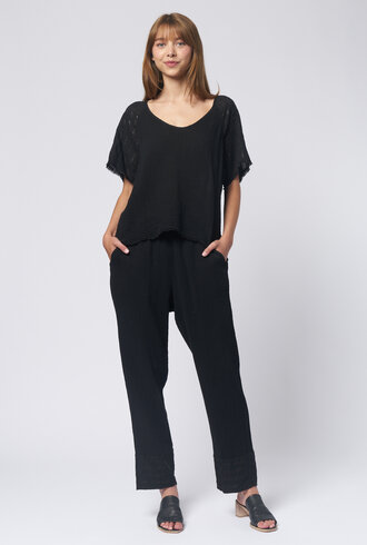 Raquel Allegra Doheny Top Black