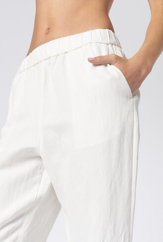 Raquel Allegra Fez Pant Washed White