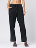 Raquel Allegra Gauze Pants  Black