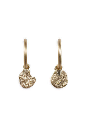 Sarah McGuire Kelp Charm Hoops