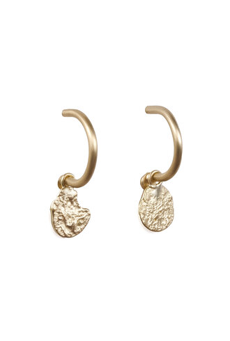Sarah McGuire Kelp Charm Hoops