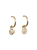 Sarah McGuire Kelp Charm Hoops