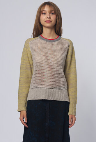 Raquel Allegra Lilith Sweater Concrete