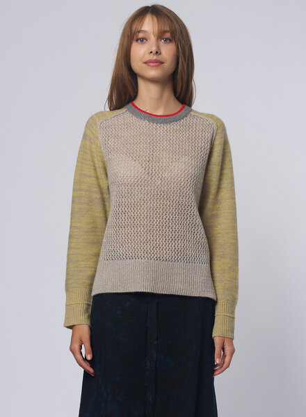 Raquel Allegra Lilith Sweater Concrete