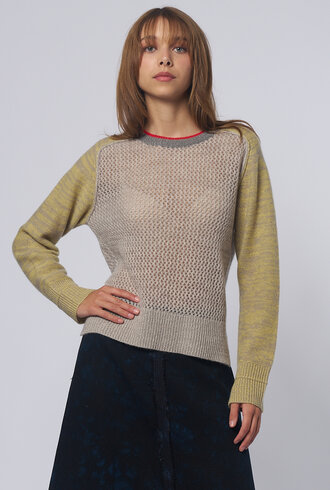 Raquel Allegra Lilith Sweater Concrete