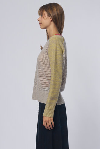 Raquel Allegra Lilith Sweater Concrete